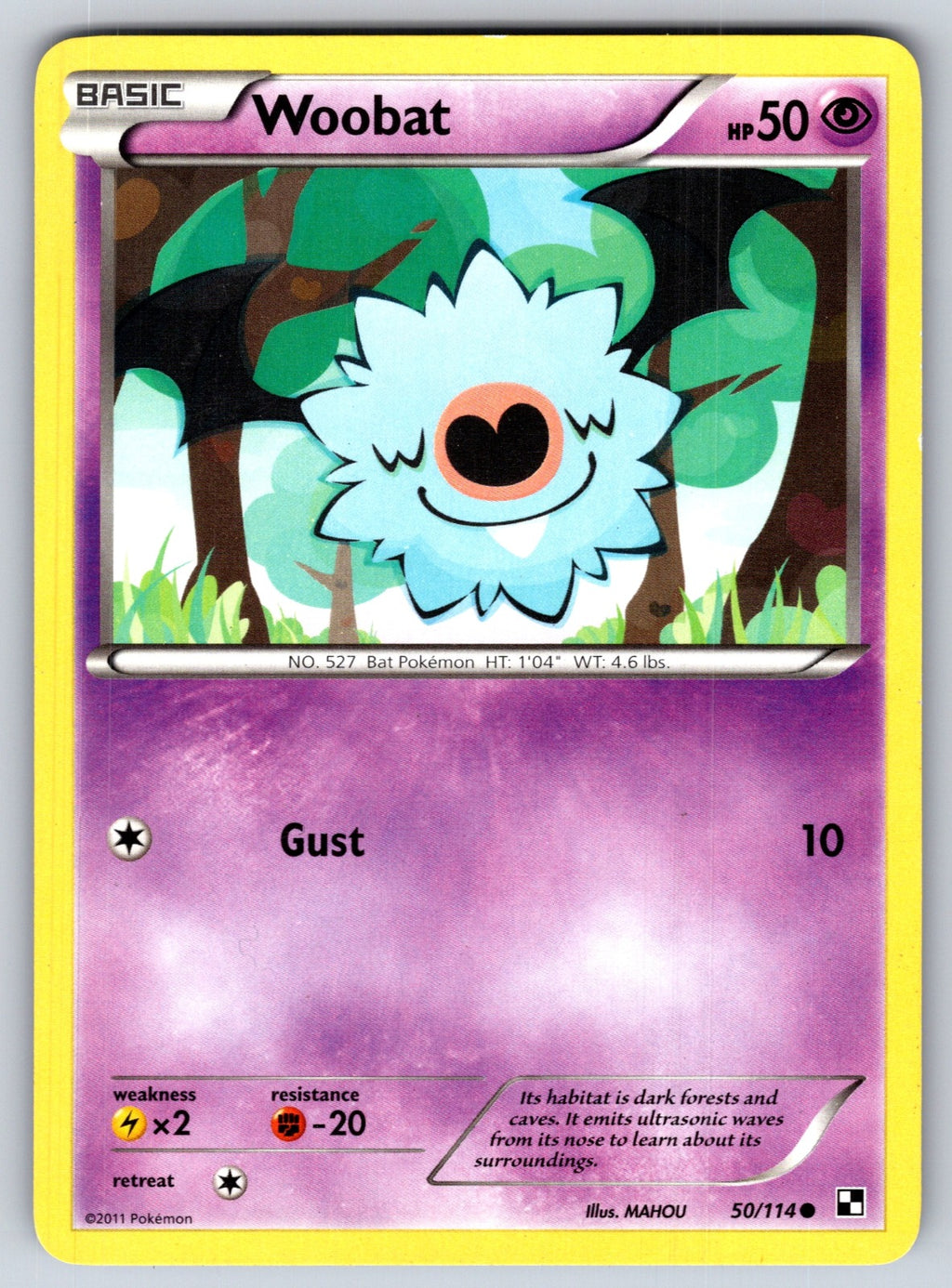 Woobat Common Black and White 50/114 LP 2011