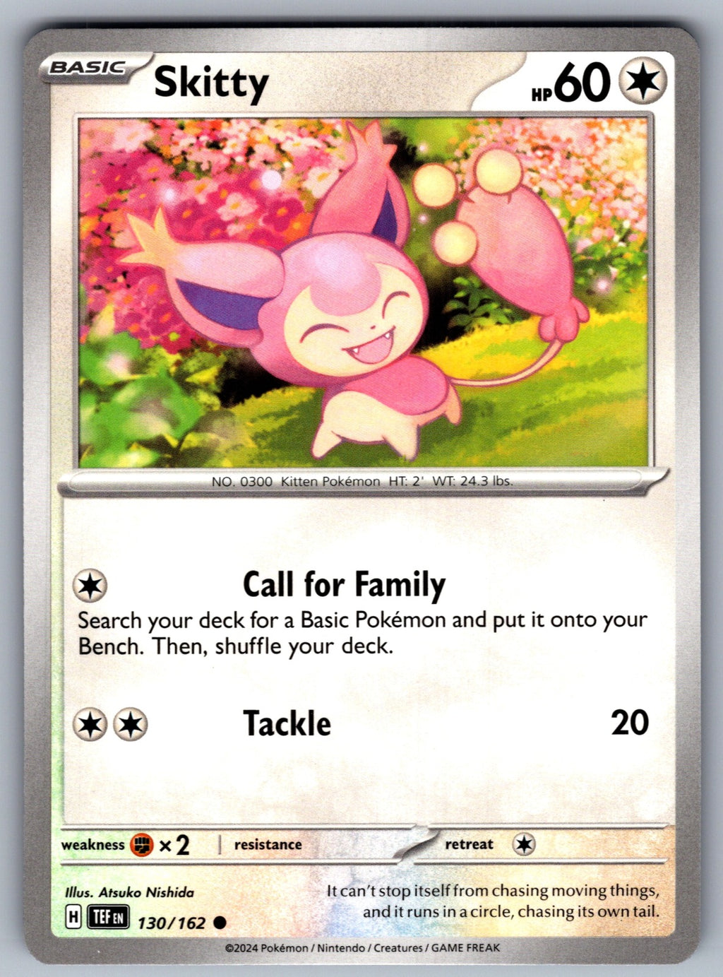 Skitty Common SV05: Temporal Forces 130/162 NM 2024