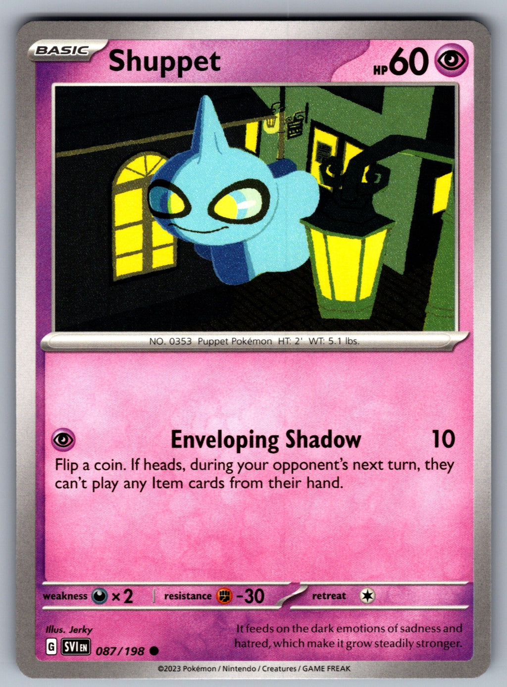 Shuppet Common SV01: Scarlet & Violet Base Set 087/198 NM 2023
