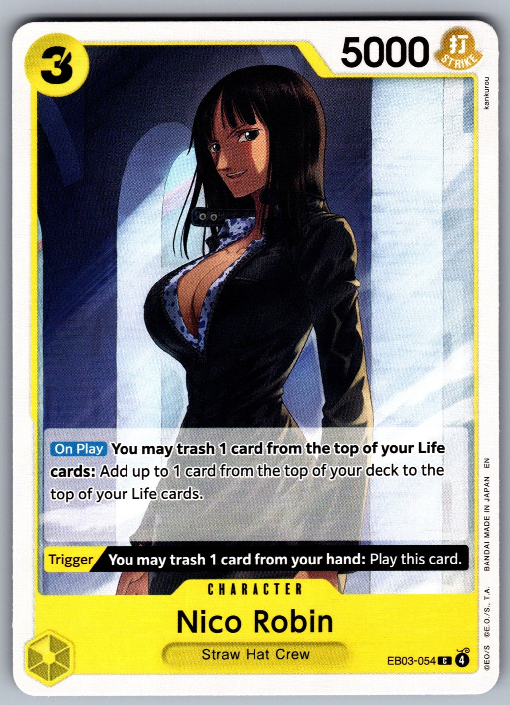 Nico Robin (054) C Extra Booster: One Piece Heroines Edition EB03-054 NM 2026