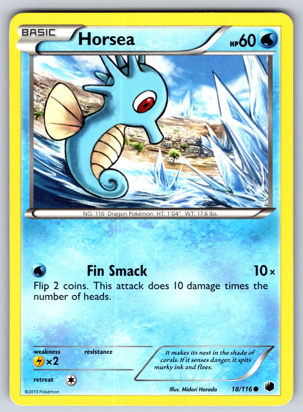 Horsea Common Plasma Freeze 18/116 LP 2013