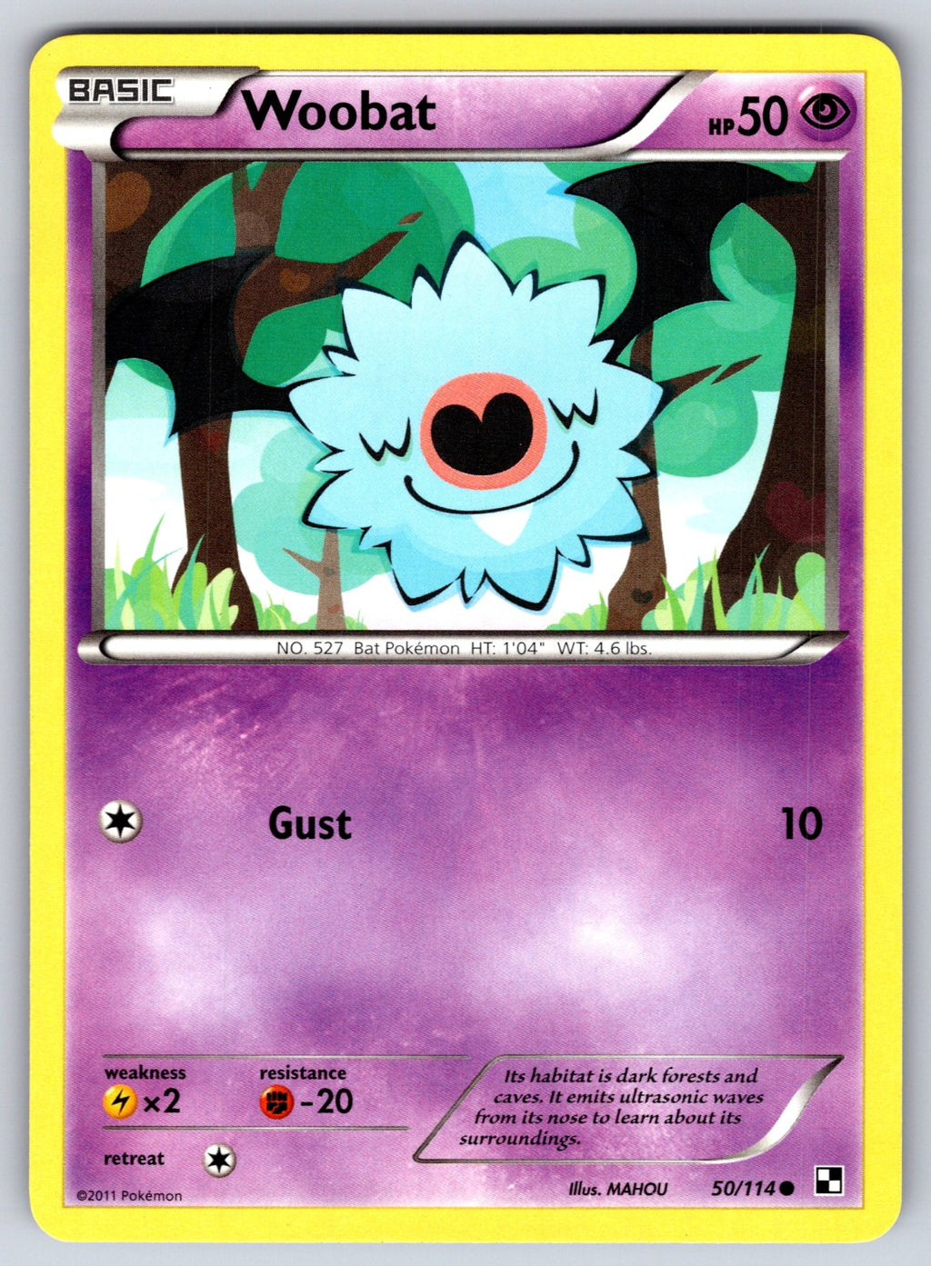 Woobat Common Black and White 50/114 LP 2011