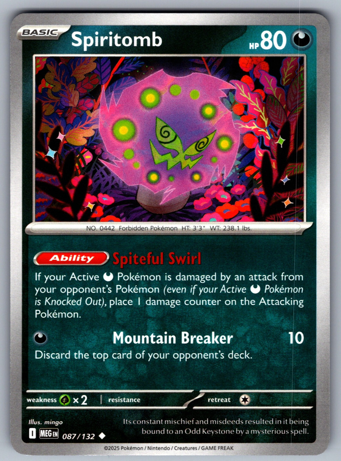 Spiritomb Uncommon ME01: Mega Evolution 087/132 NM 2025