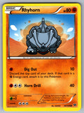Rhyhorn Common XY Base Set 60/146 LP 2014