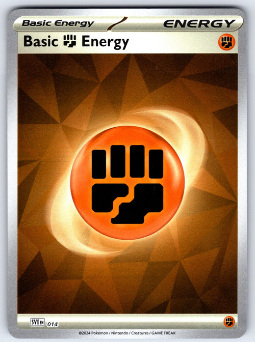 Basic Fighting Energy - Holo Common SVE: Scarlet & Violet Energies 014 NM 2023