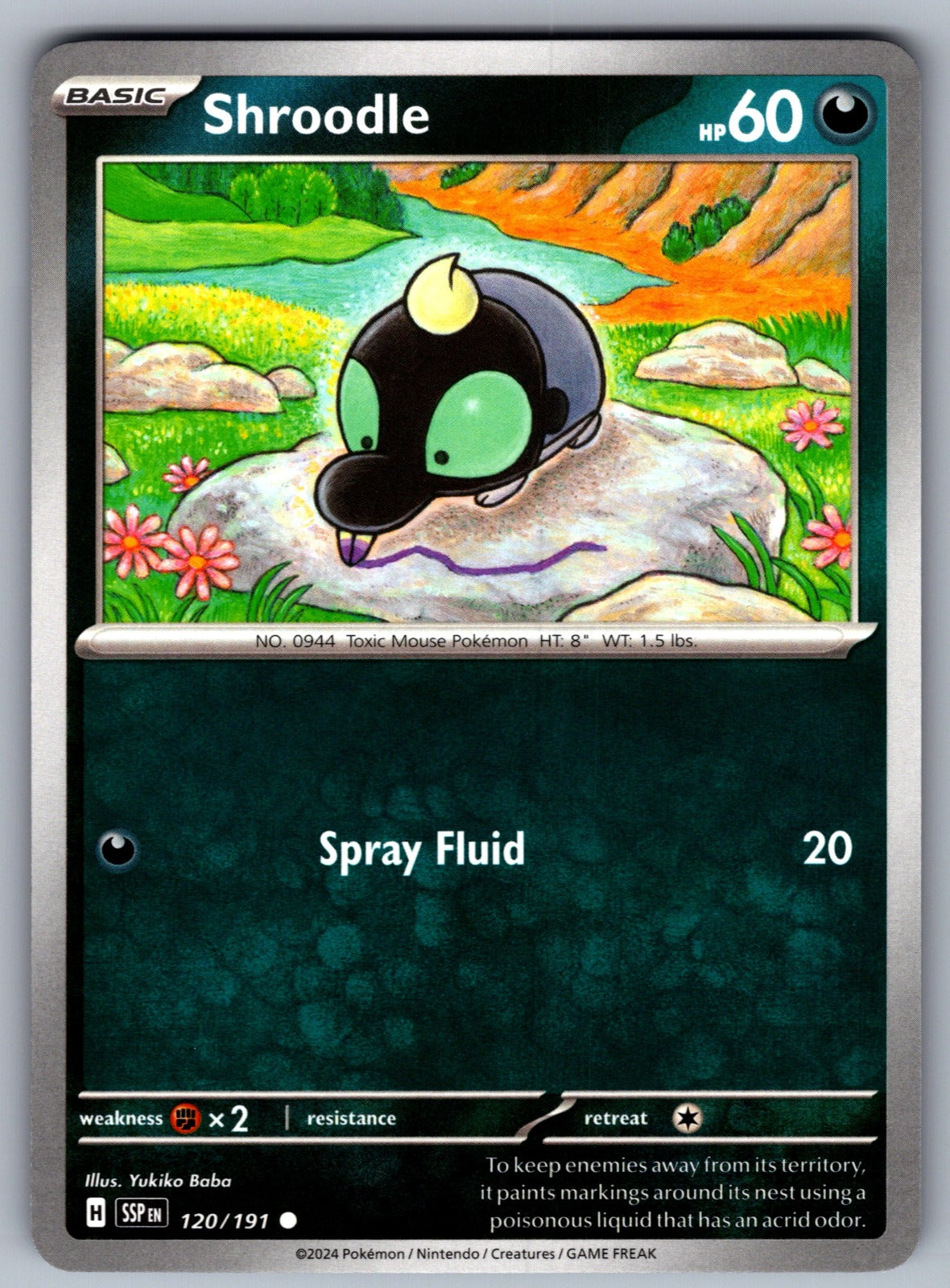 Shroodle Common SV08: Surging Sparks 120/191 NM 2024