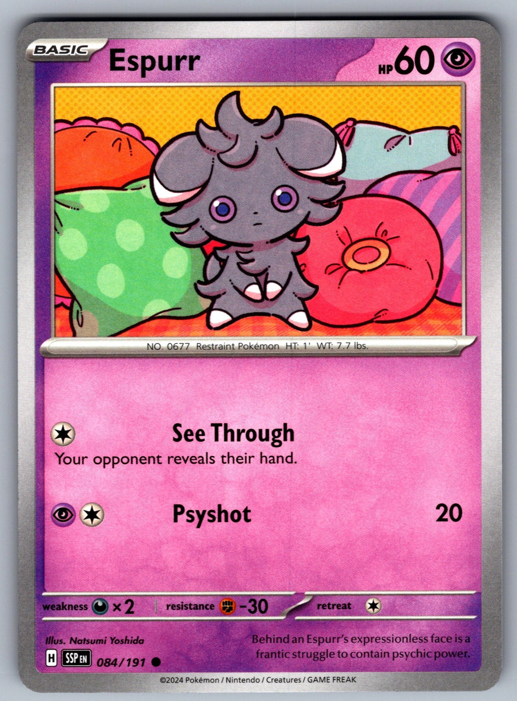 Espurr Common SV08: Surging Sparks 084/191 NM 2024