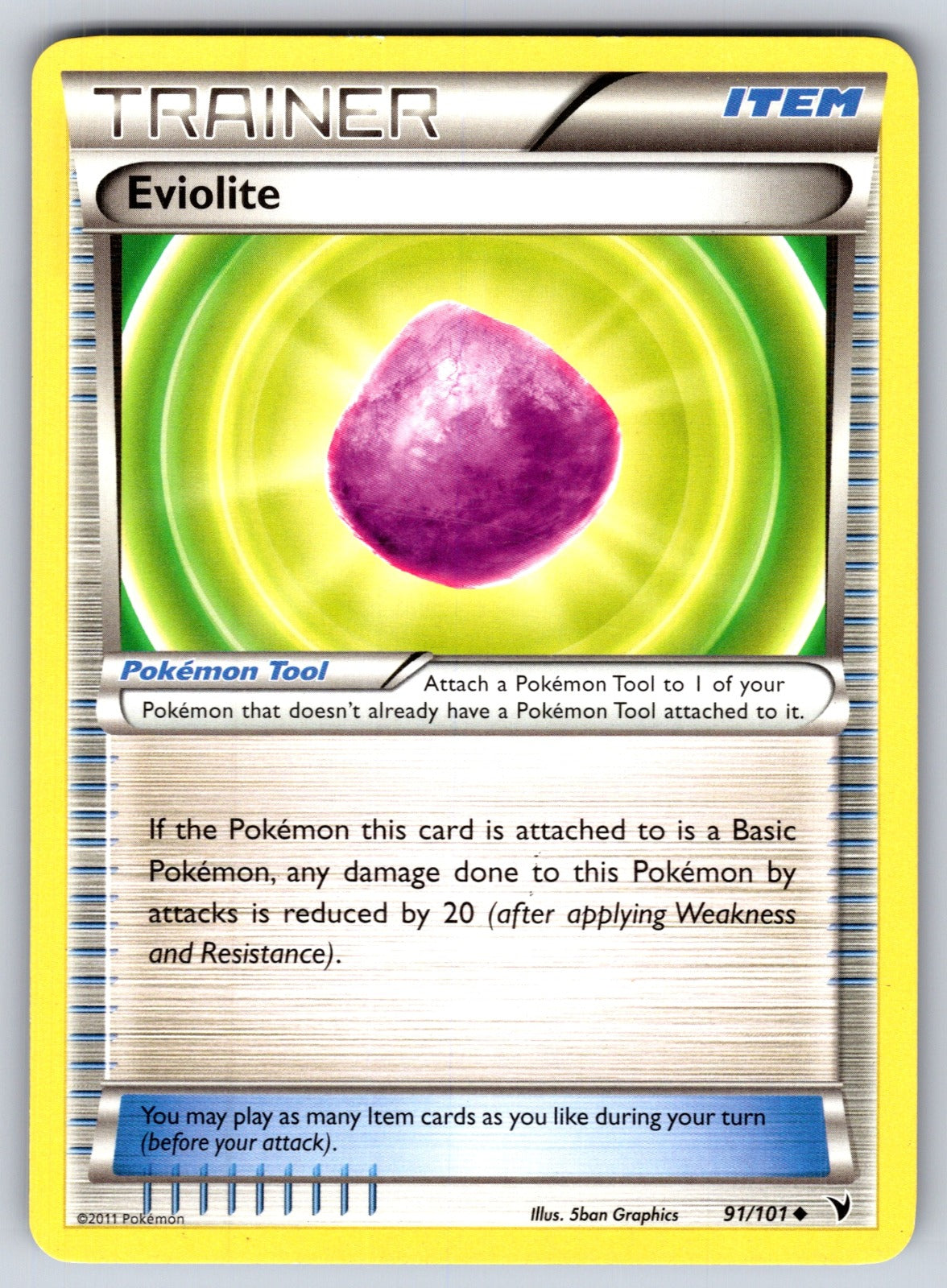 Eviolite Uncommon Noble Victories 91/101 LP 2011