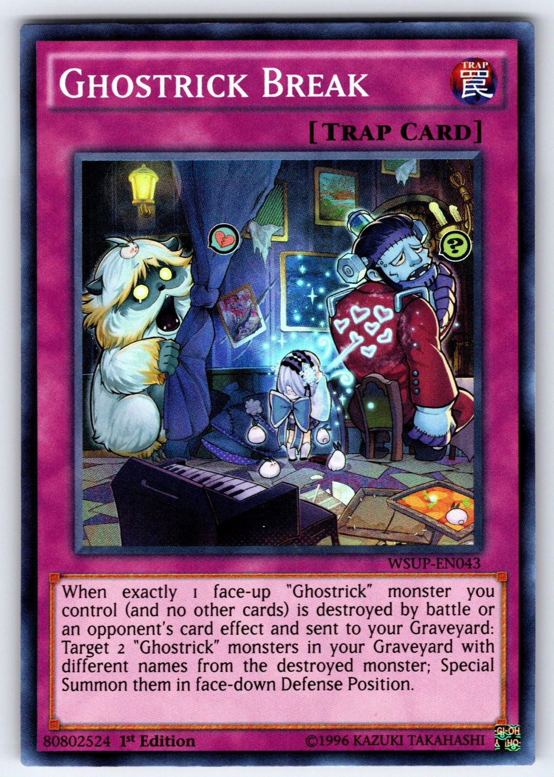 Ghostrick Break 1st Edition Super Rare World Superstars WSUP-EN043 NM 2015
