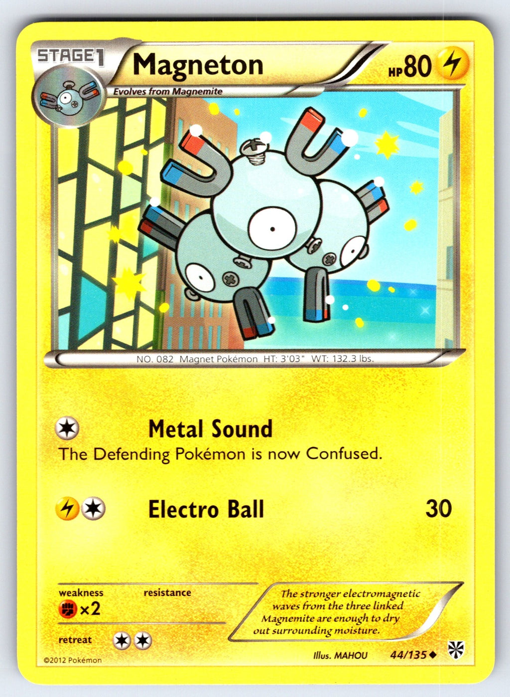 Magneton (44) Uncommon Plasma Storm 44/135 LP 2013