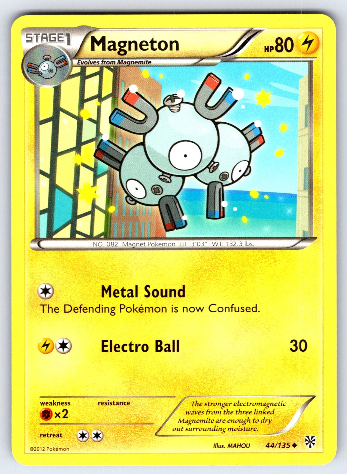 Magneton (44) Uncommon Plasma Storm 44/135 LP 2013
