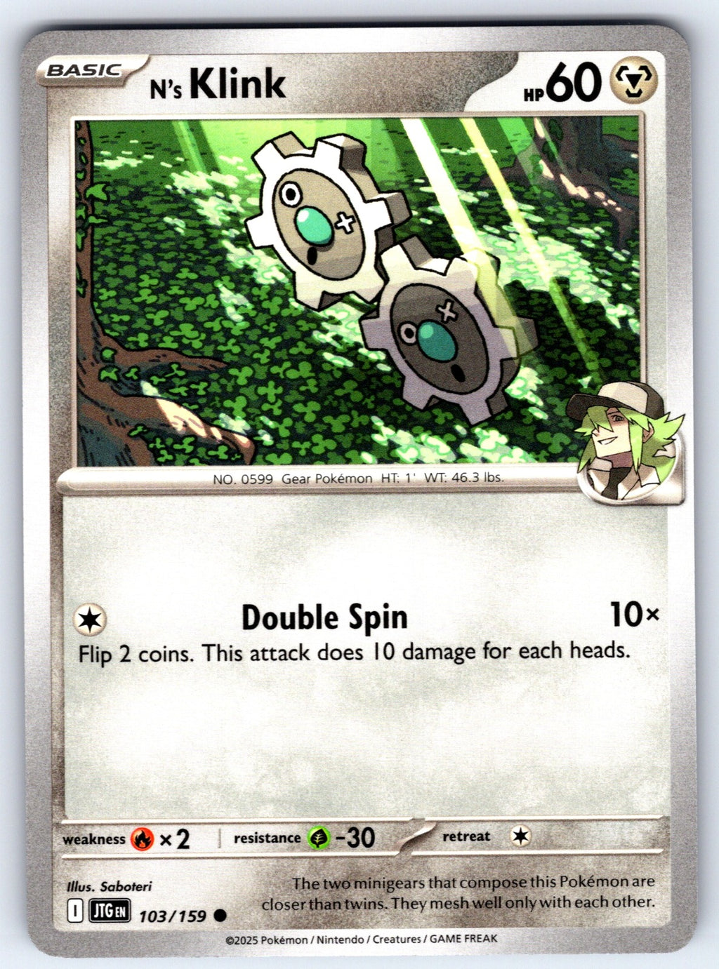 N's Klink Common SV09: Journey Together 103/159 NM 2025