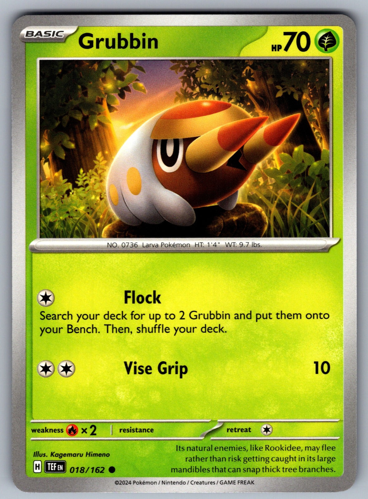 Grubbin Common SV05: Temporal Forces 018/162 NM 2024