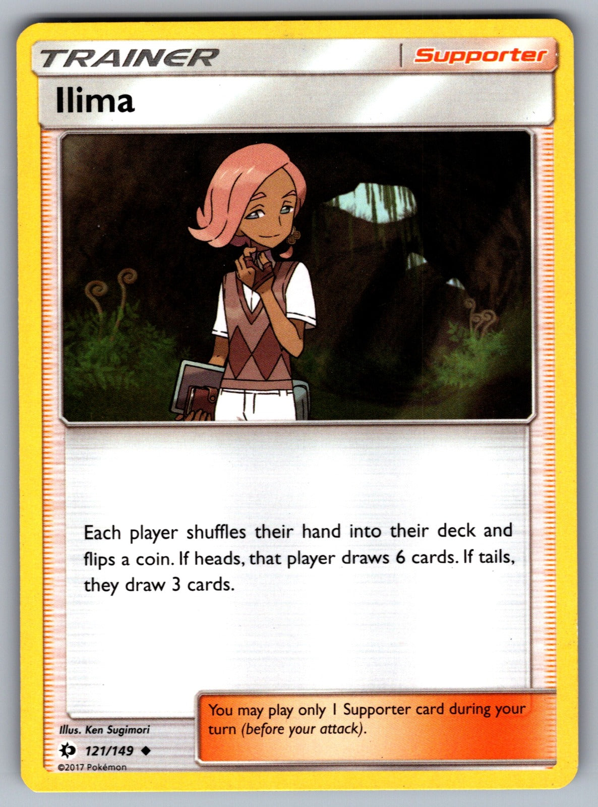 Ilima Uncommon SM Base Set 121/149 LP 2017