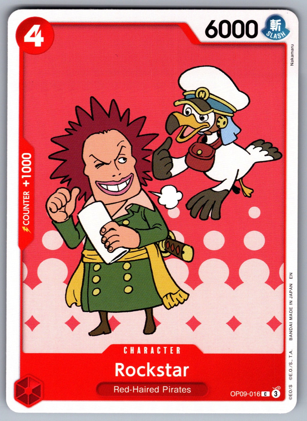 Rockstar C Emperors in the New World OP09-016 NM 2024