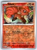 Vulpix Reverse Holo Common SV: Scarlet & Violet 151 037/165 NM 2023