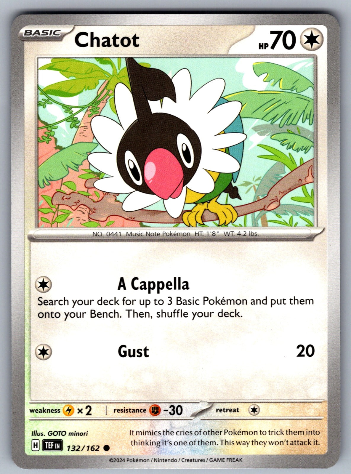 Chatot Common SV05: Temporal Forces 132/162 NM 2024