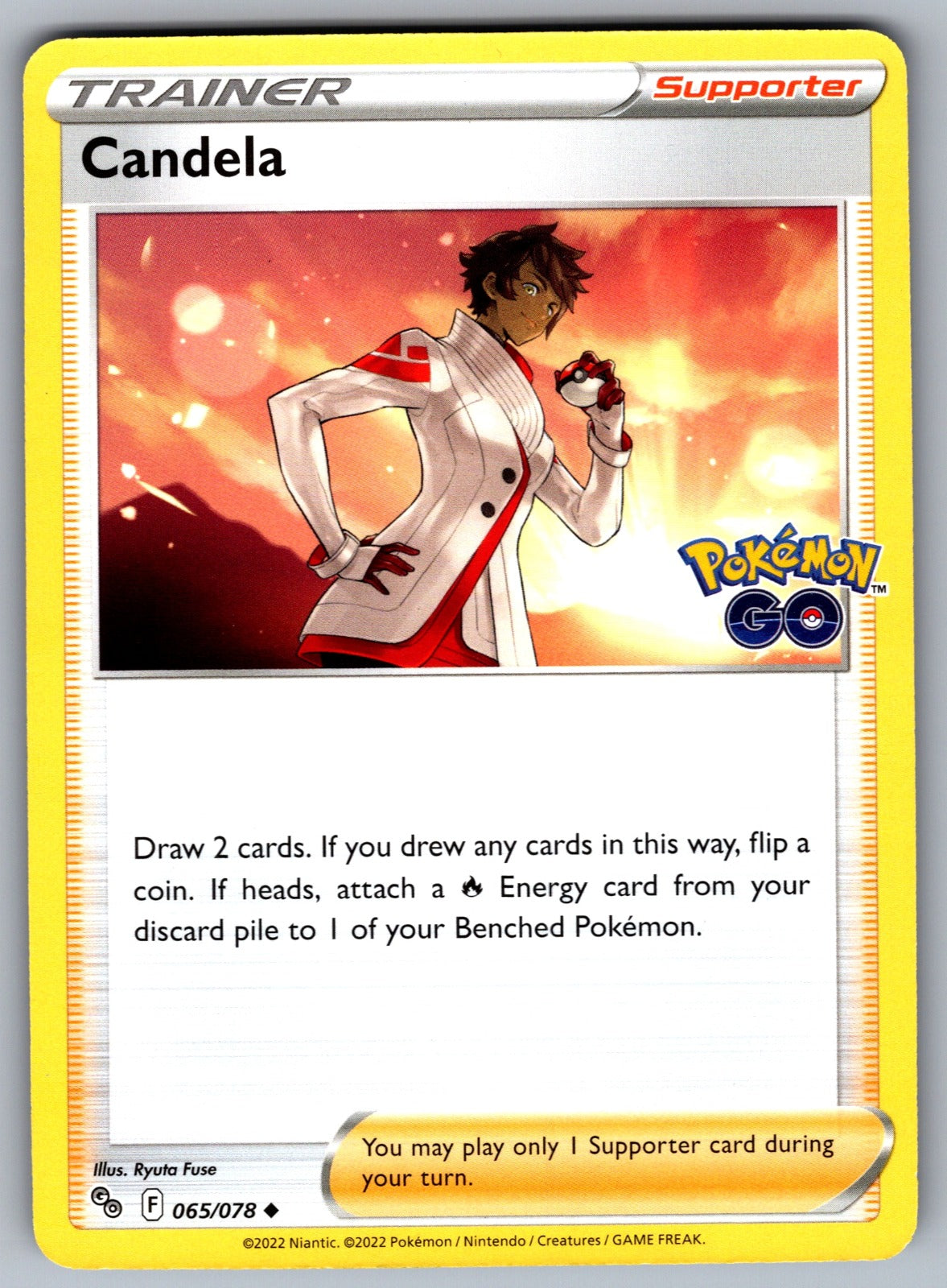 Candela Uncommon Pokemon GO 065/078 NM 2022