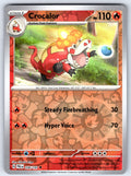 Crocalor Reverse Holo Uncommon SV02: Paldea Evolved 036/193 NM 2023