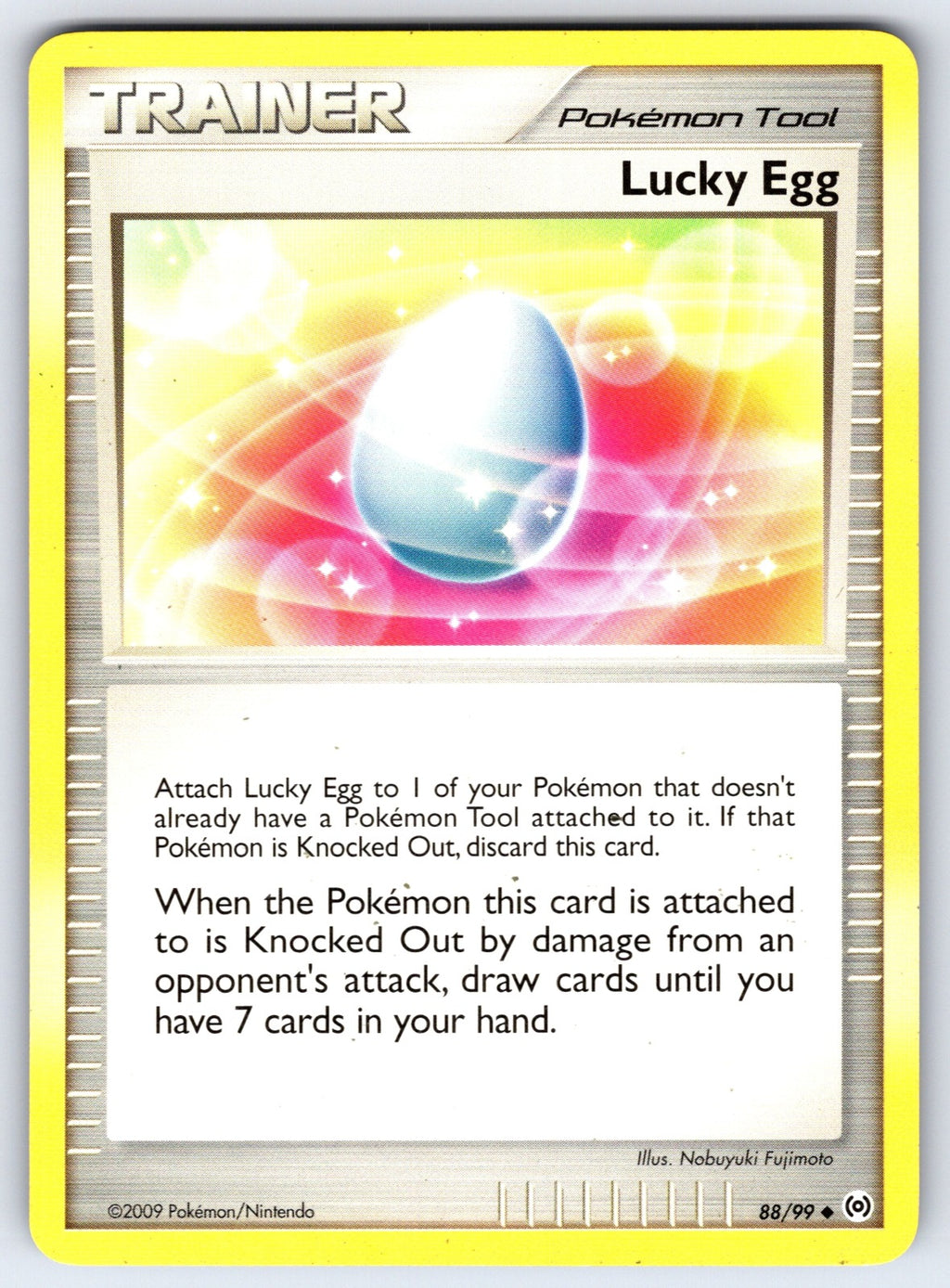 Lucky Egg Uncommon Arceus 88/99 LP 2009