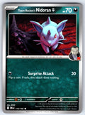 Team Rocket's Nidoran F Common SV10: Destined Rivals 114/182 NM 2025