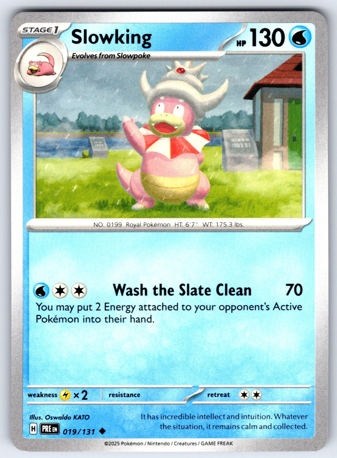 Slowking Uncommon SV: Prismatic Evolutions 019/131 NM 2025