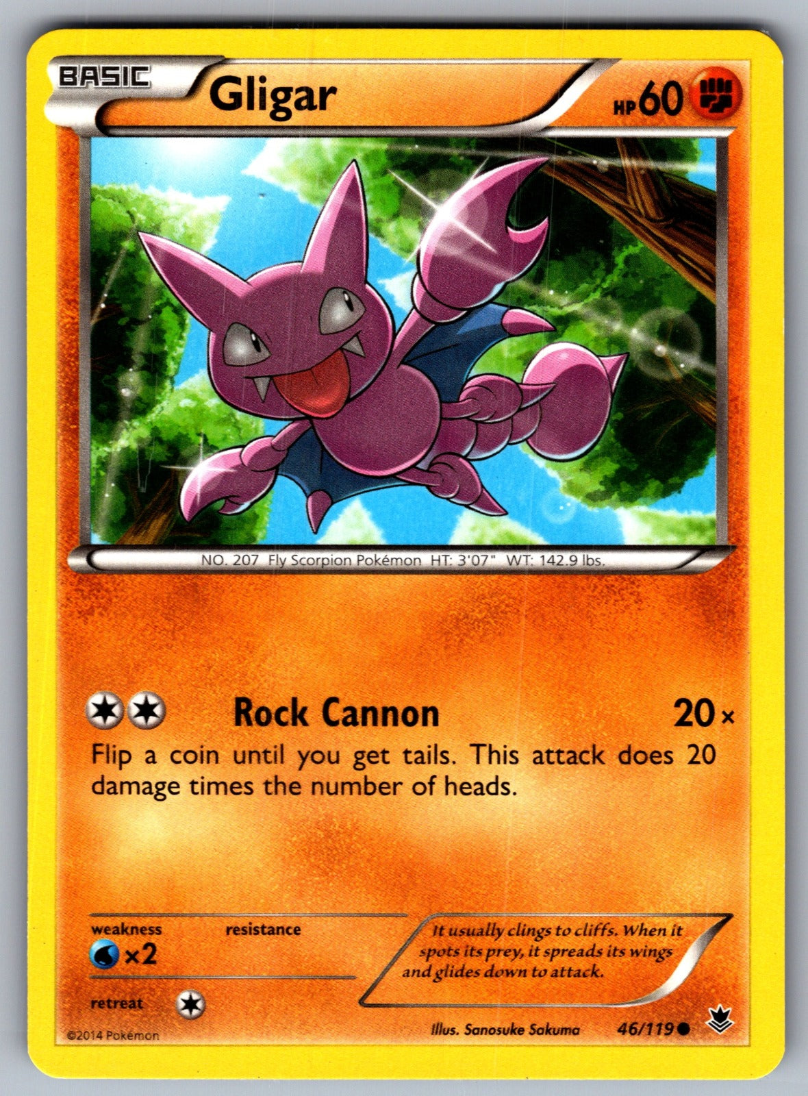 Gligar Common XY - Phantom Forces 46/119 LP 2014