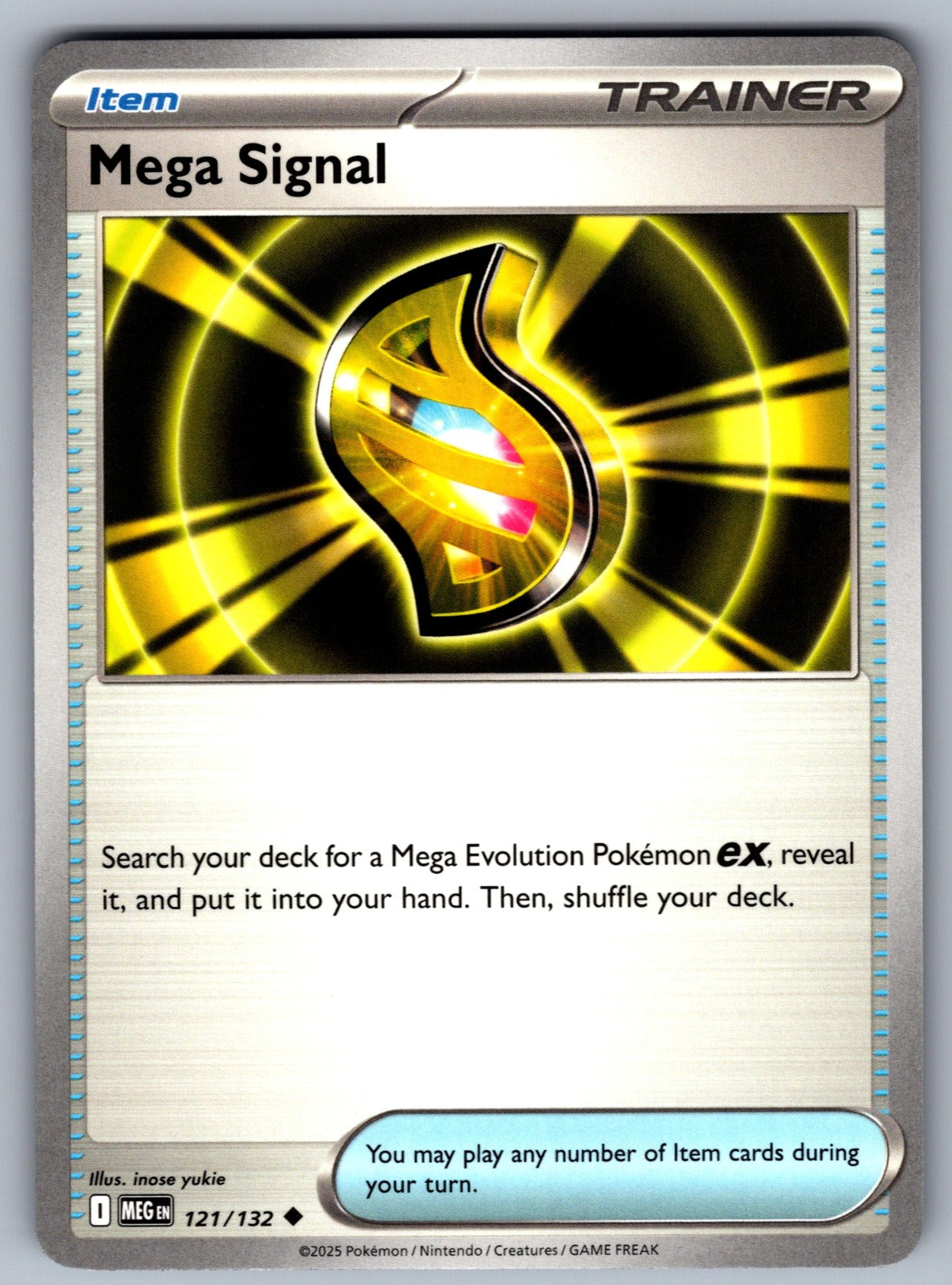 Mega Signal Uncommon ME01: Mega Evolution 121/132 NM 2025
