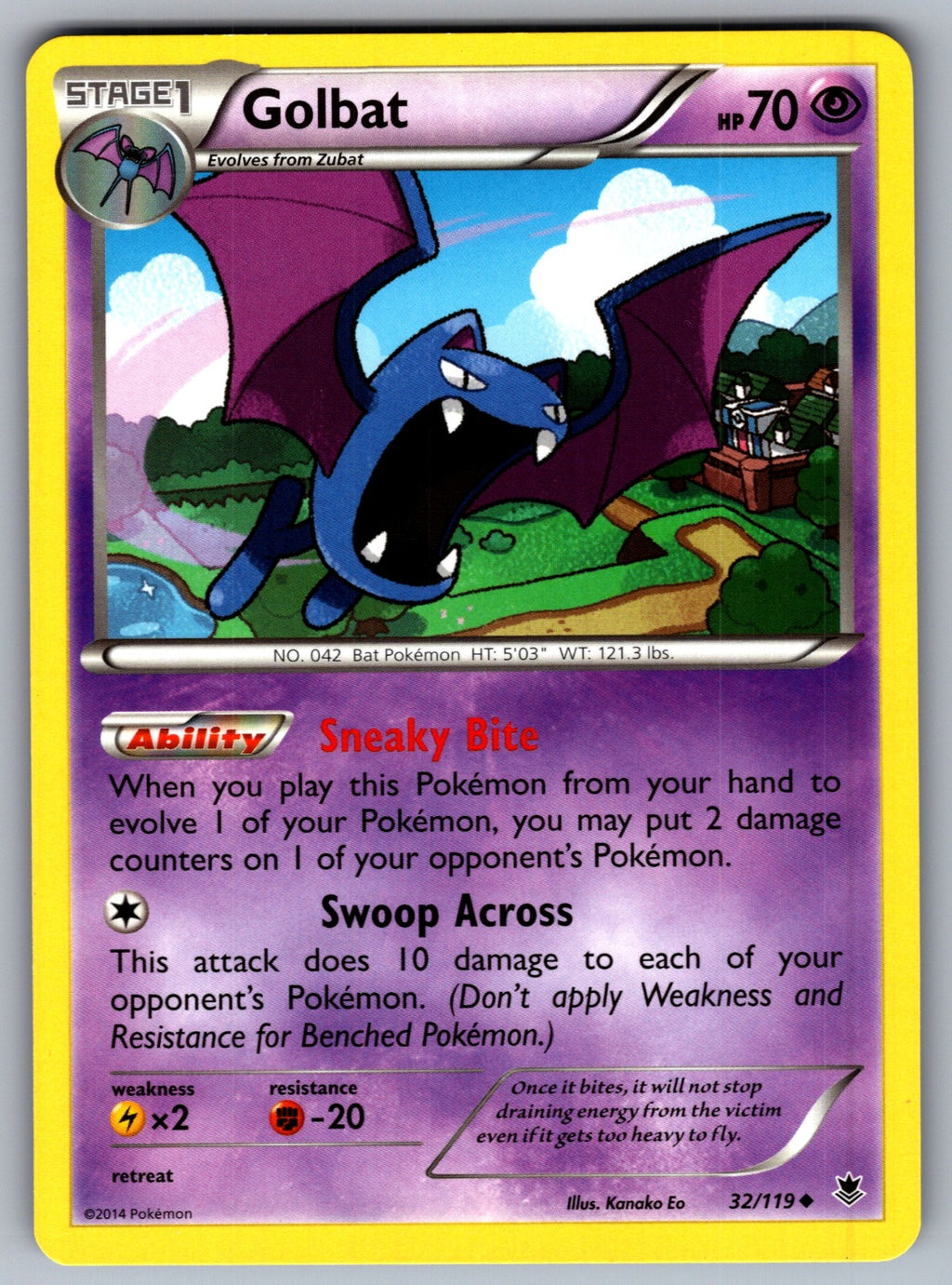 Golbat Uncommon Generations 31/83 LP 2016