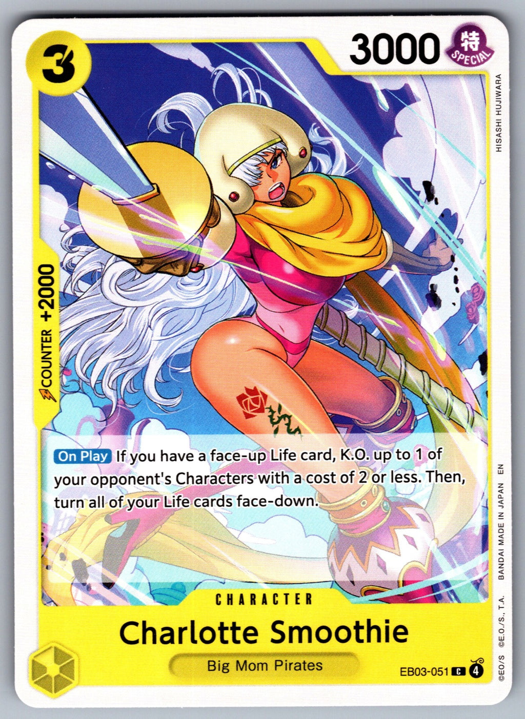 Charlotte Smoothie C Extra Booster: One Piece Heroines Edition EB03-051 NM 2026