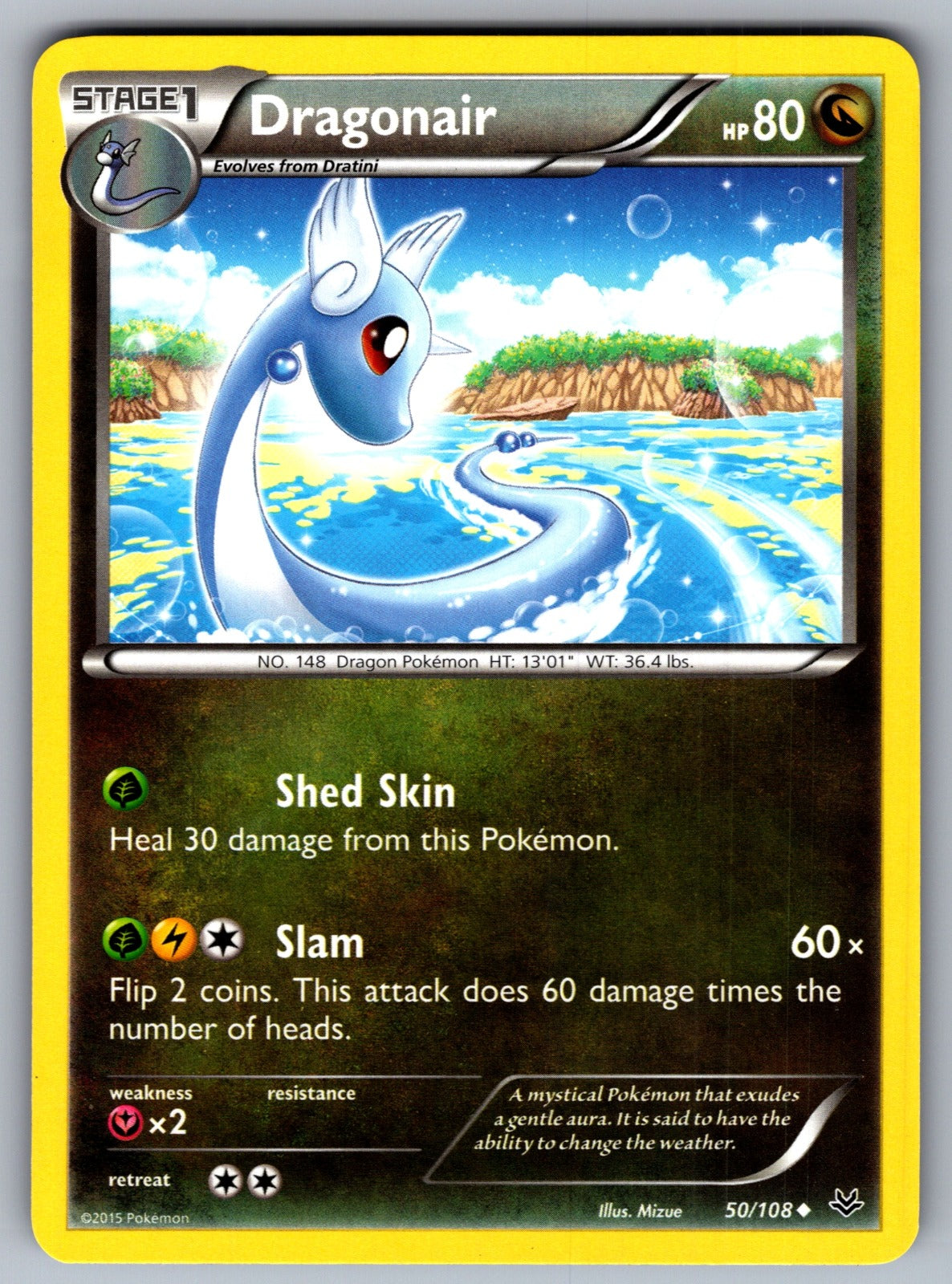 Dragonair Uncommon XY - Roaring Skies 50/108 LP 2015