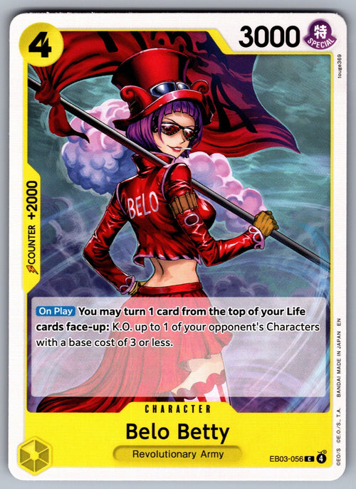 Belo Betty C Extra Booster: One Piece Heroines Edition EB03-056 NM 2026