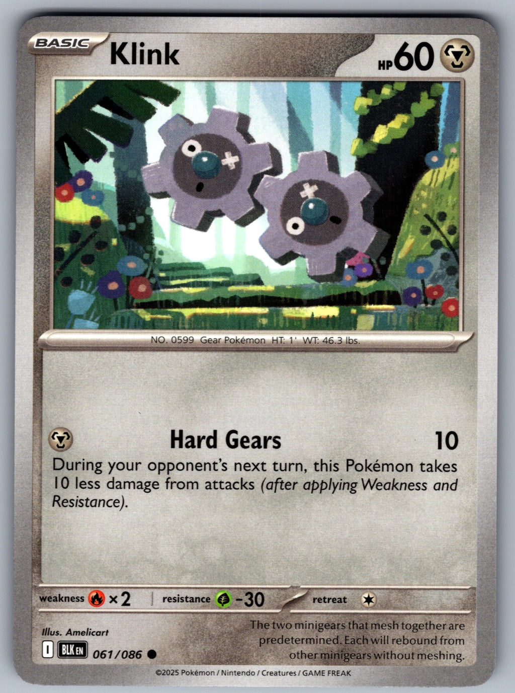 Klink Common SV: Black Bolt 061/086 NM 2025