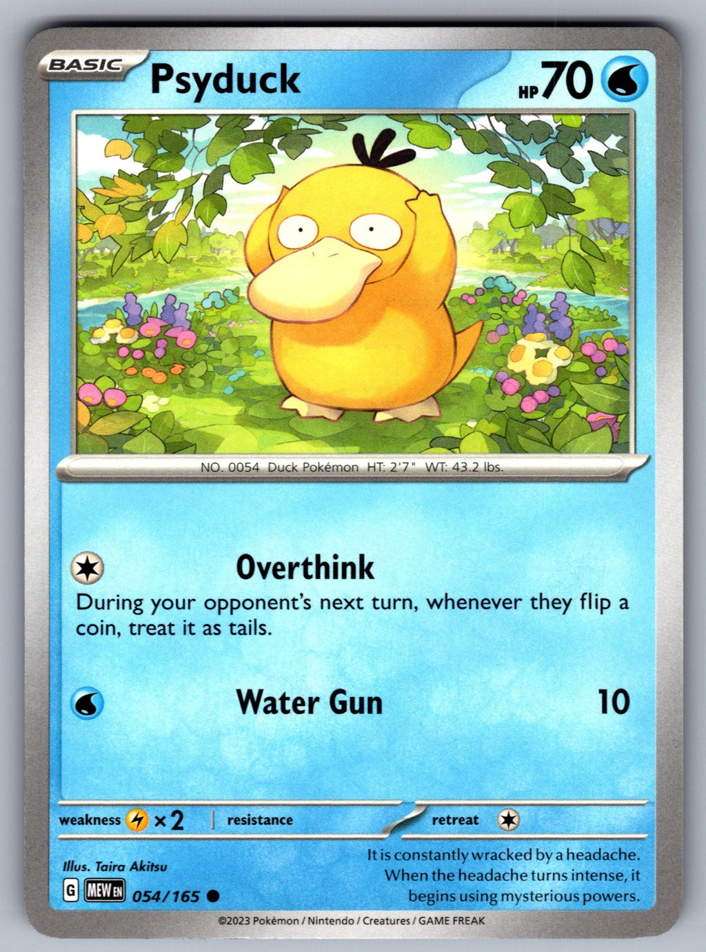 Psyduck Common SV: Scarlet & Violet 151 054/165 NM 2023