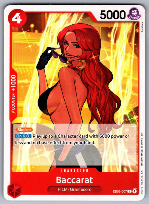 Baccarat C Extra Booster: One Piece Heroines Edition EB03-007 NM 2026