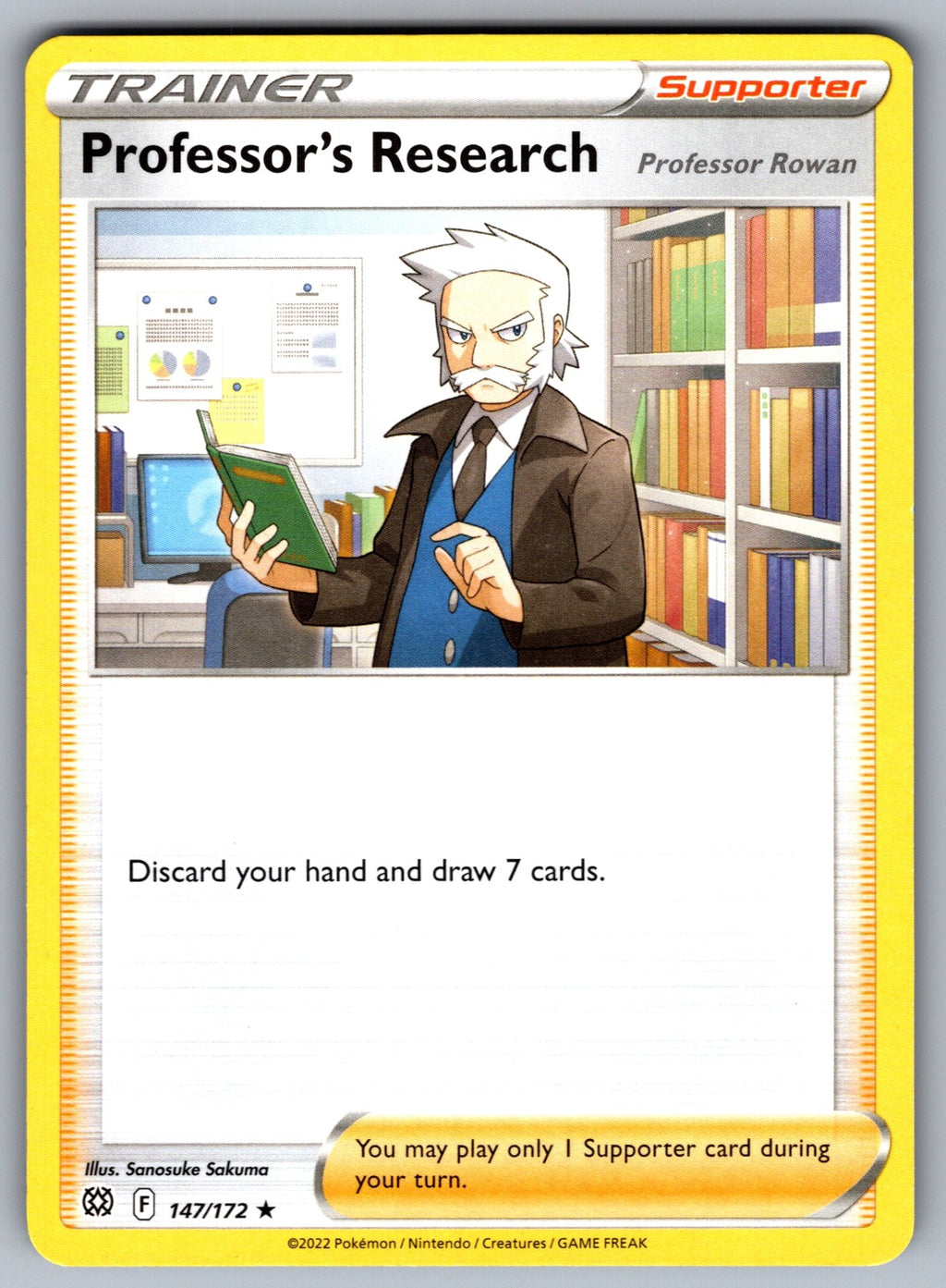 Professor's Research Holo Rare SWSH09: Brilliant Stars 147/172 NM 2022