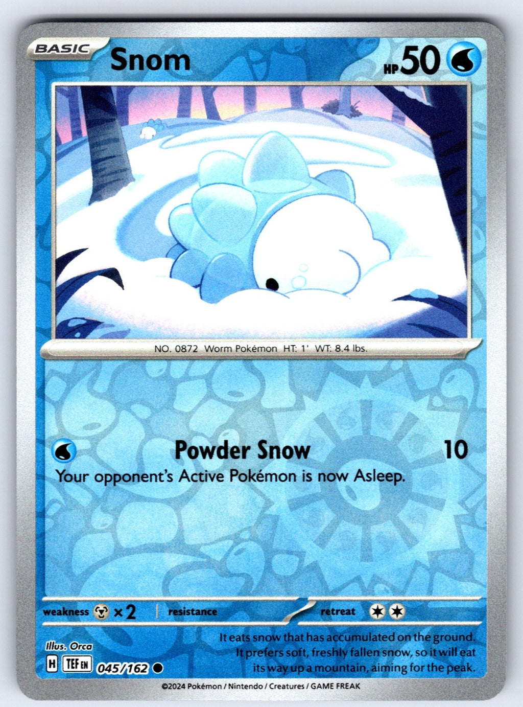 Snom Reverse Holo Common SV05: Temporal Forces 045/162 NM 2024