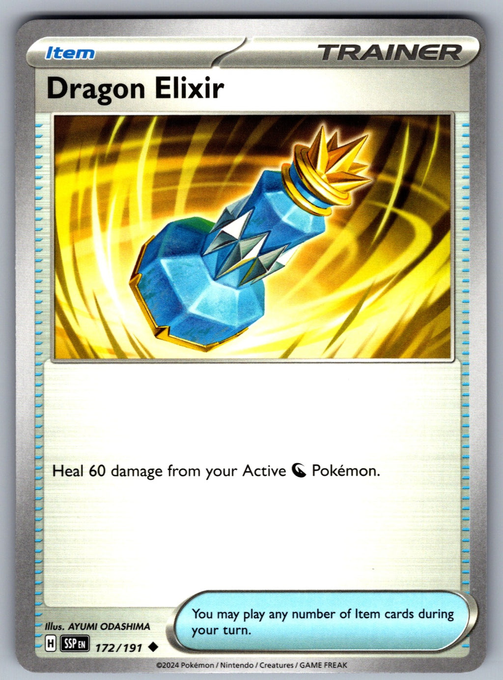 Dragon Elixir Uncommon SV08: Surging Sparks 172/191 NM 2024