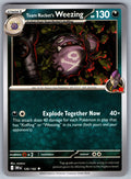 Team Rocket's Weezing Uncommon SV10: Destined Rivals 126/182 NM 2025