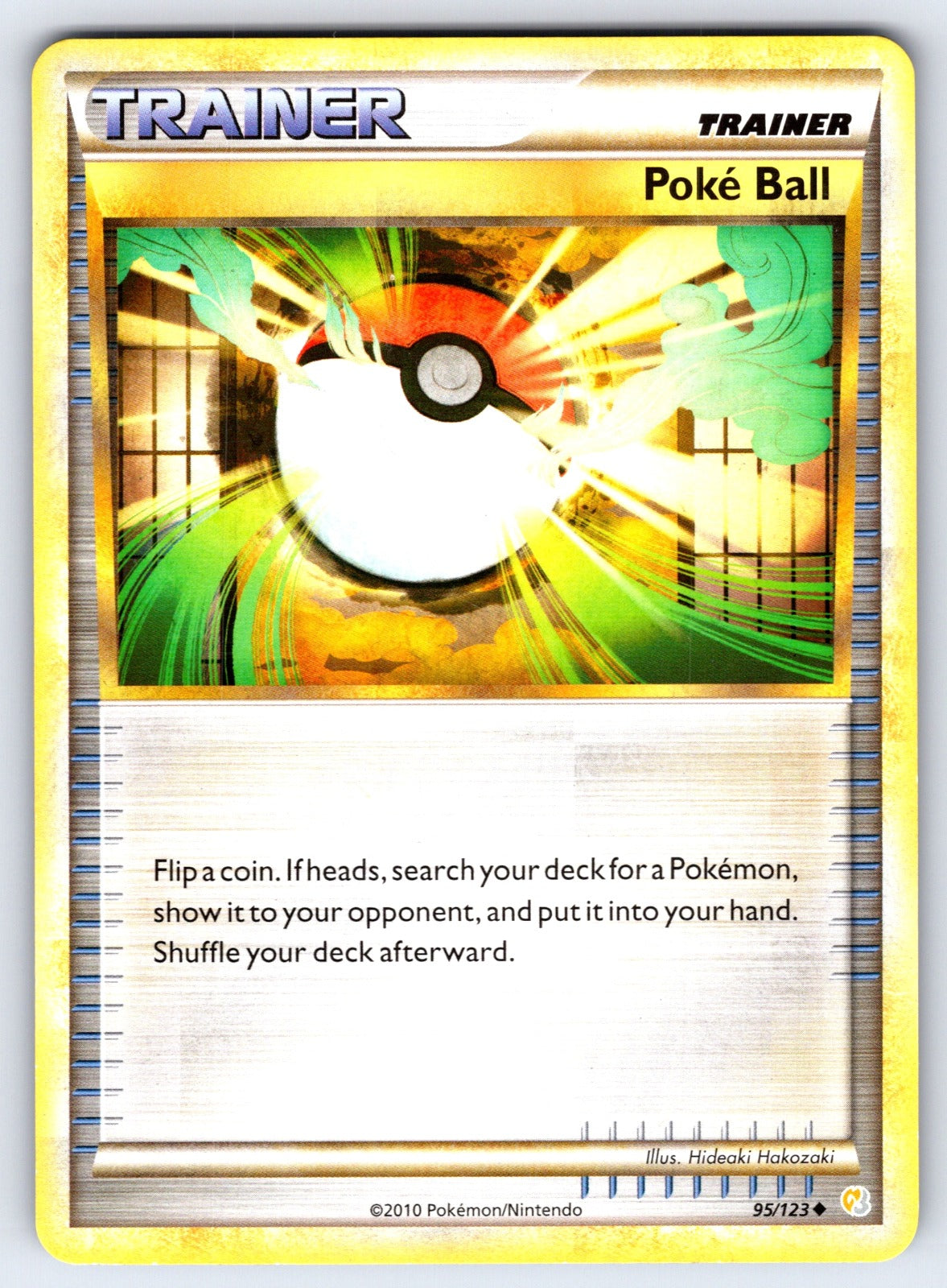 Poke Ball Uncommon HeartGold SoulSilver 95/123 LP 2010