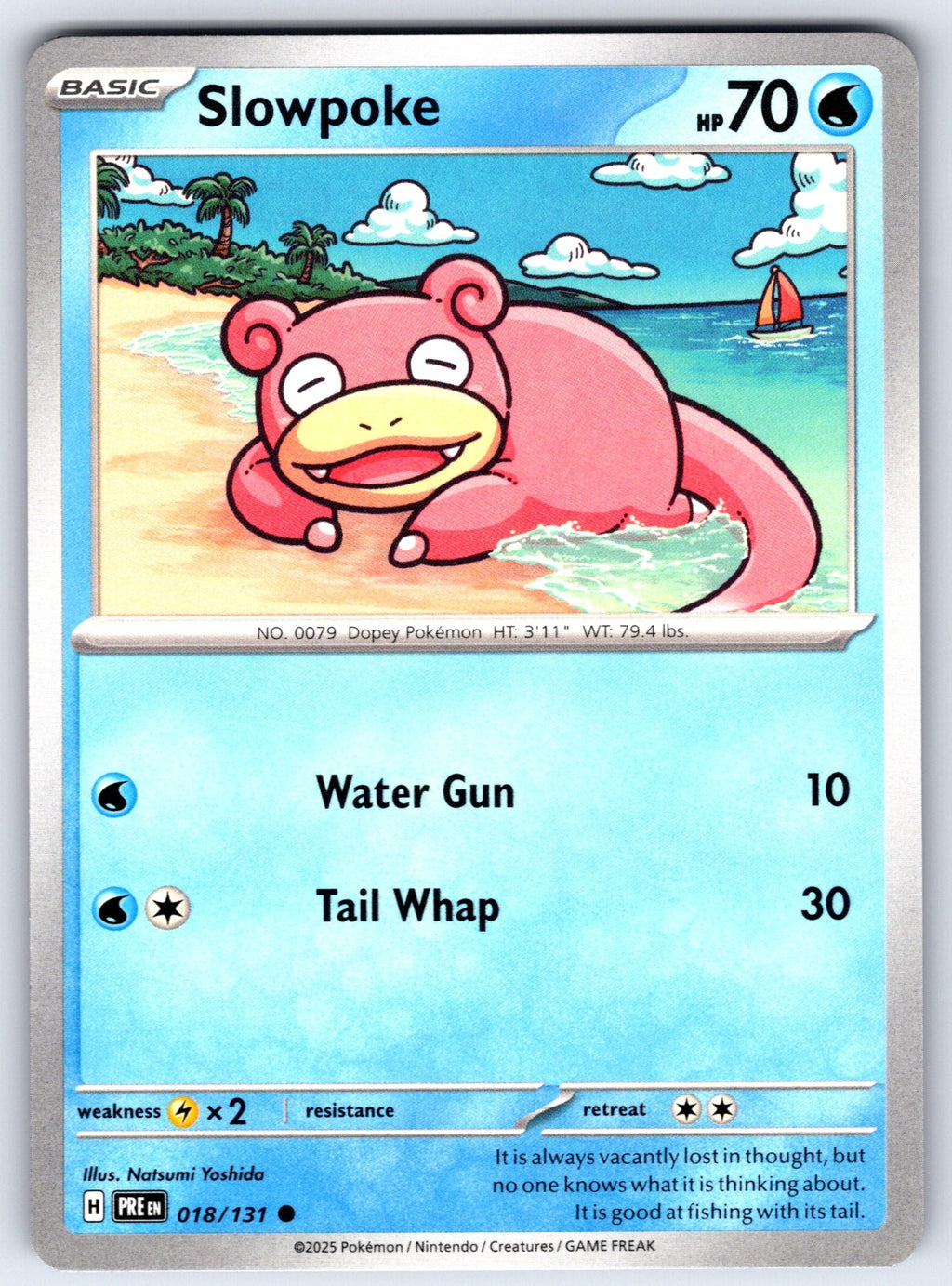 Slowpoke Common SV: Prismatic Evolutions 018/131 NM 2025