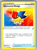 Elemental Badge Uncommon SWSH07: Evolving Skies 147/203 NM 2021