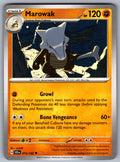 Marowak Uncommon SV07: Stellar Crown 073/142 NM 2024