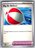 Big Air Balloon Uncommon SV: Scarlet & Violet 151 155/165 NM 2023