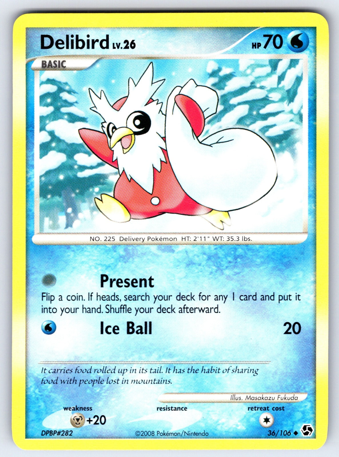Delibird Uncommon Great Encounters 36/106 LP 2008