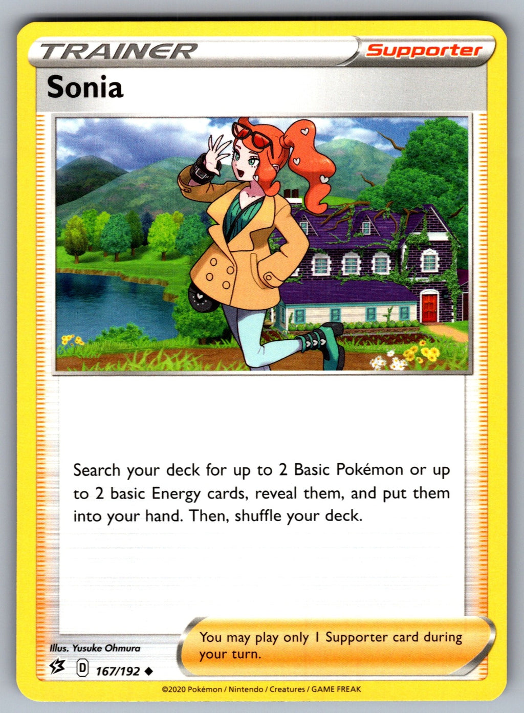 Sonia Uncommon SWSH02: Rebel Clash 167/192 NM 2020