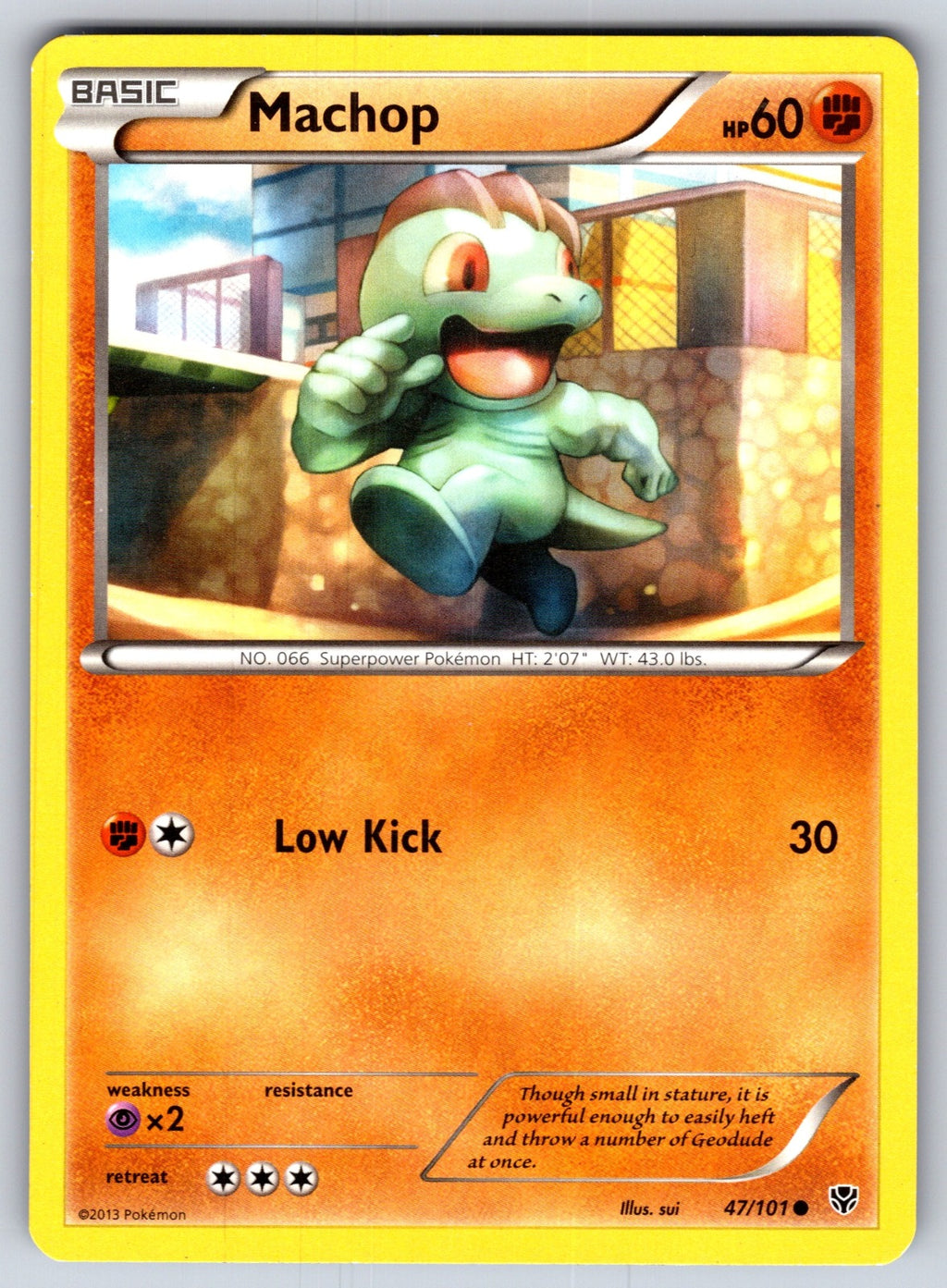 Machop Common Plasma Blast 47/101 LP 2013