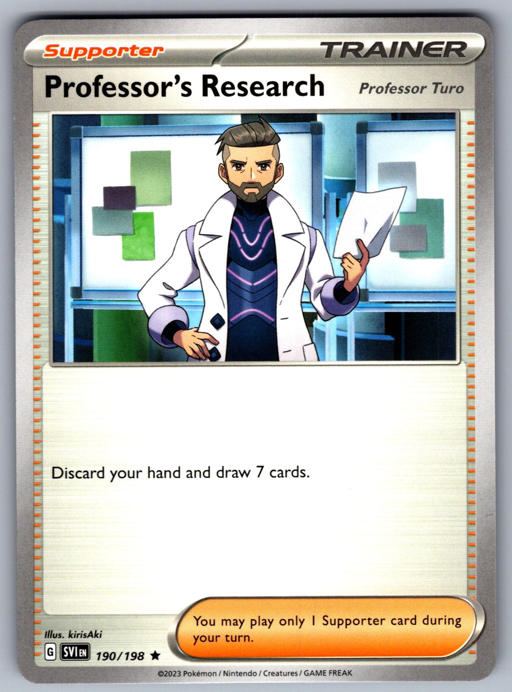 Professor's Research Promo Deck Exclusives 190/198 NM 2016