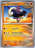 Great Tusk Uncommon SV05: Temporal Forces 096/162 NM 2024