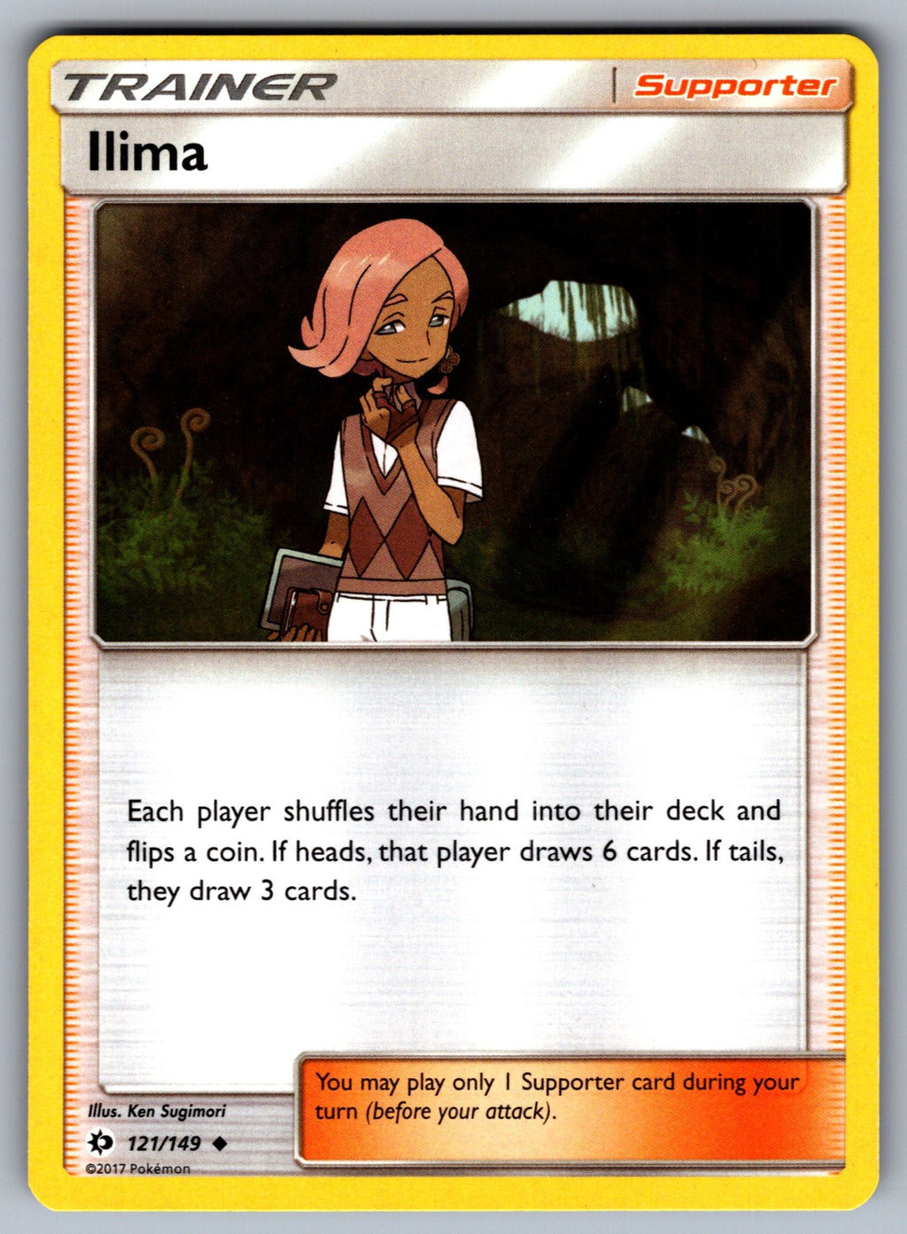 Ilima Uncommon SM Base Set 121/149 LP 2017